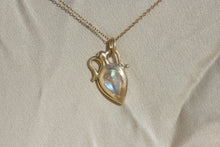 Load image into Gallery viewer, MOONSTONE | DIAMOND AMPHORA PENDANT