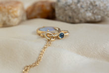 Load image into Gallery viewer, CORTEZ PEARL | SAPPHIRE AMPHORA PENDANT