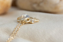 Load image into Gallery viewer, MOONSTONE | DIAMOND AMPHORA PENDANT