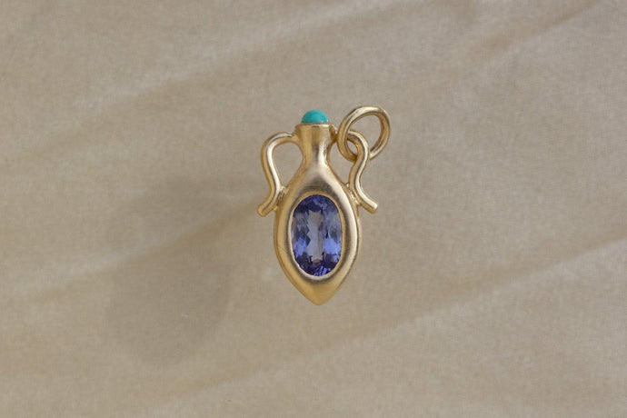 TANZANITE | TURQUOISE AMPHORA PENDANT