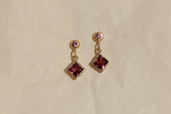 Pink Tourmaline Drops