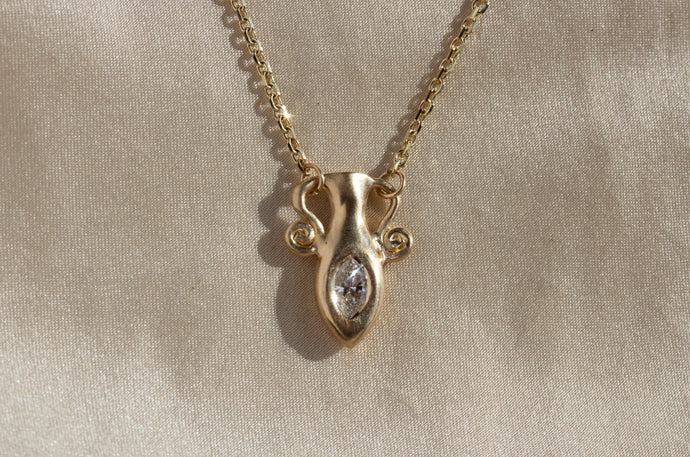 DIAMOND AMPHORA PENDANT