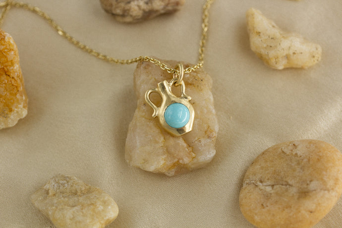 Amphora Pendant I | Turquoise