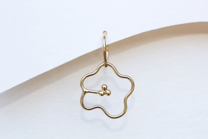 mini bloom earring | 14k gold